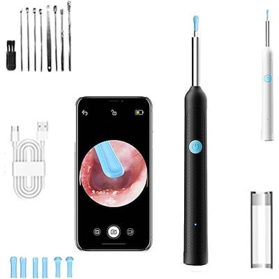 Ohrenschmalz-Entfernungswerkzeug mit Kamera, leuchtendes Ohrenschmalz-Entfernungswerkzeug, Ohrenreiniger-Set zur Ohrenschmalz-Entfernung mit 9-teiligem Ohrset, HD-Otoskop, Ersatzspitze und LED-Licht