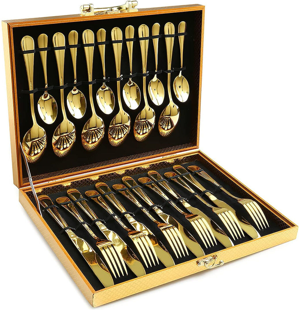 Fairmont Park Adejinmi 24 Piece Stainless Steel Cutlery Set , Service for 6 24