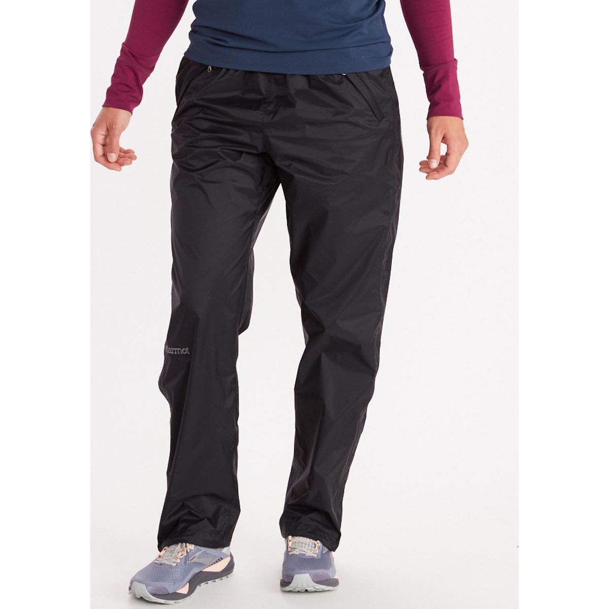 Marmot Wm Precip Eco Full Zip Pant Long black (001) M M15877-001-M
