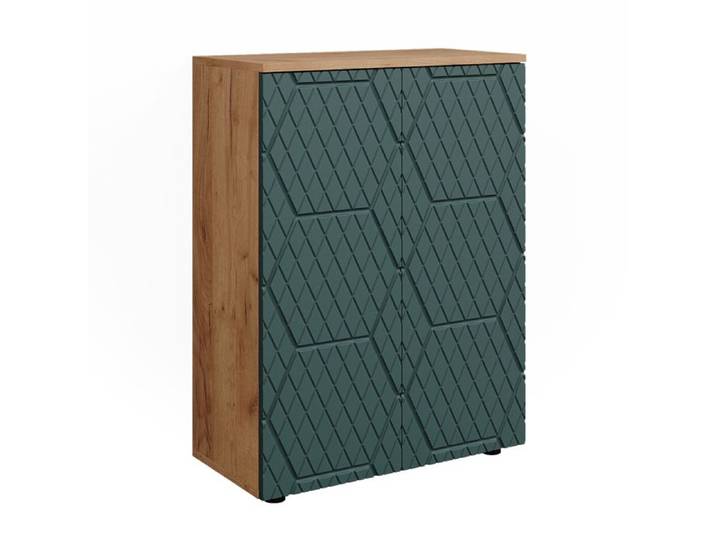 armoire midisch Irma 60x81cm Chêne de force doré/Vert Vicco 42850