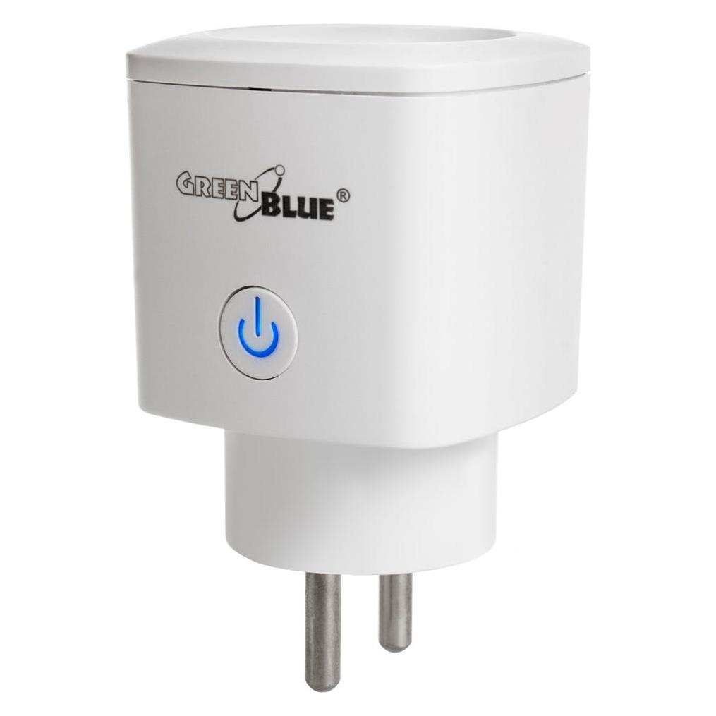 Greenblue GB720 E WiFi Android/iOS/Alexa/Google Home remote-controlled outlet, power consumption, ti (GB720E)