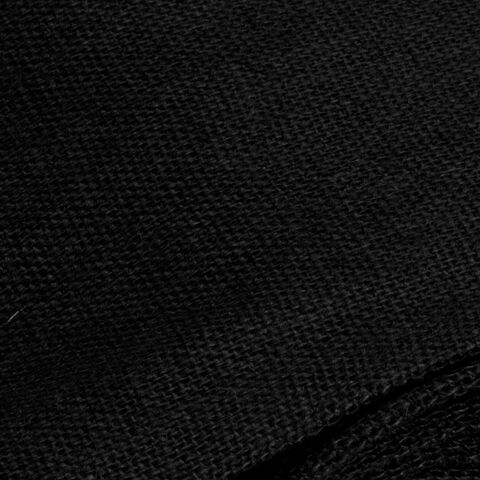 Jute (Rupfen), schwarz