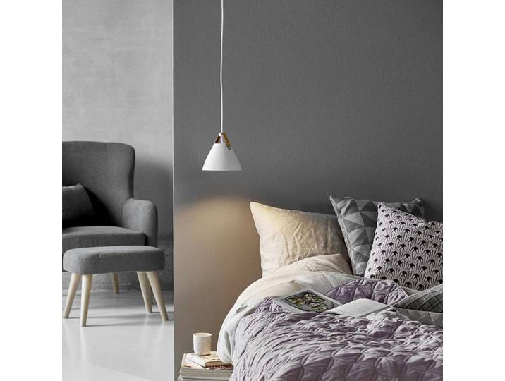 Strap Lampe à suspendre Ø 16\,5 cm Blanc/cuir