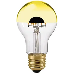 SIGOR LED Kopfspiegellampe NORMALE E27 7W 2700K 600lm IP20 dimmbar, gold SIG-6149601