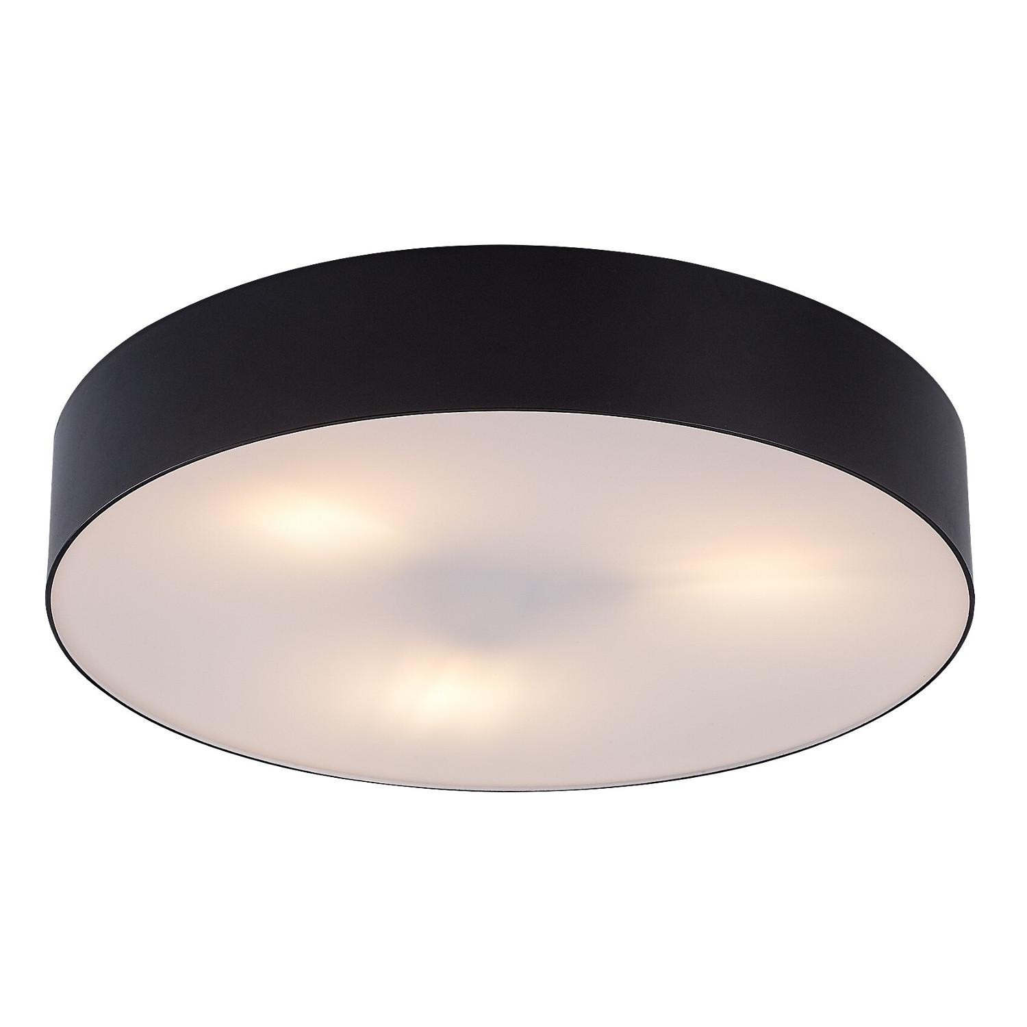 Rabalux Dolen Zwarte Plafondlamp voor 3x E27