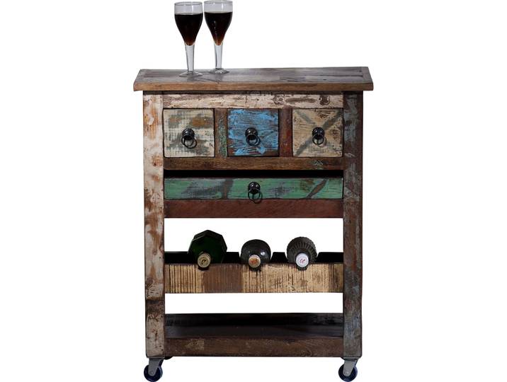 Servierwagen South bunt Holz B 78 cm