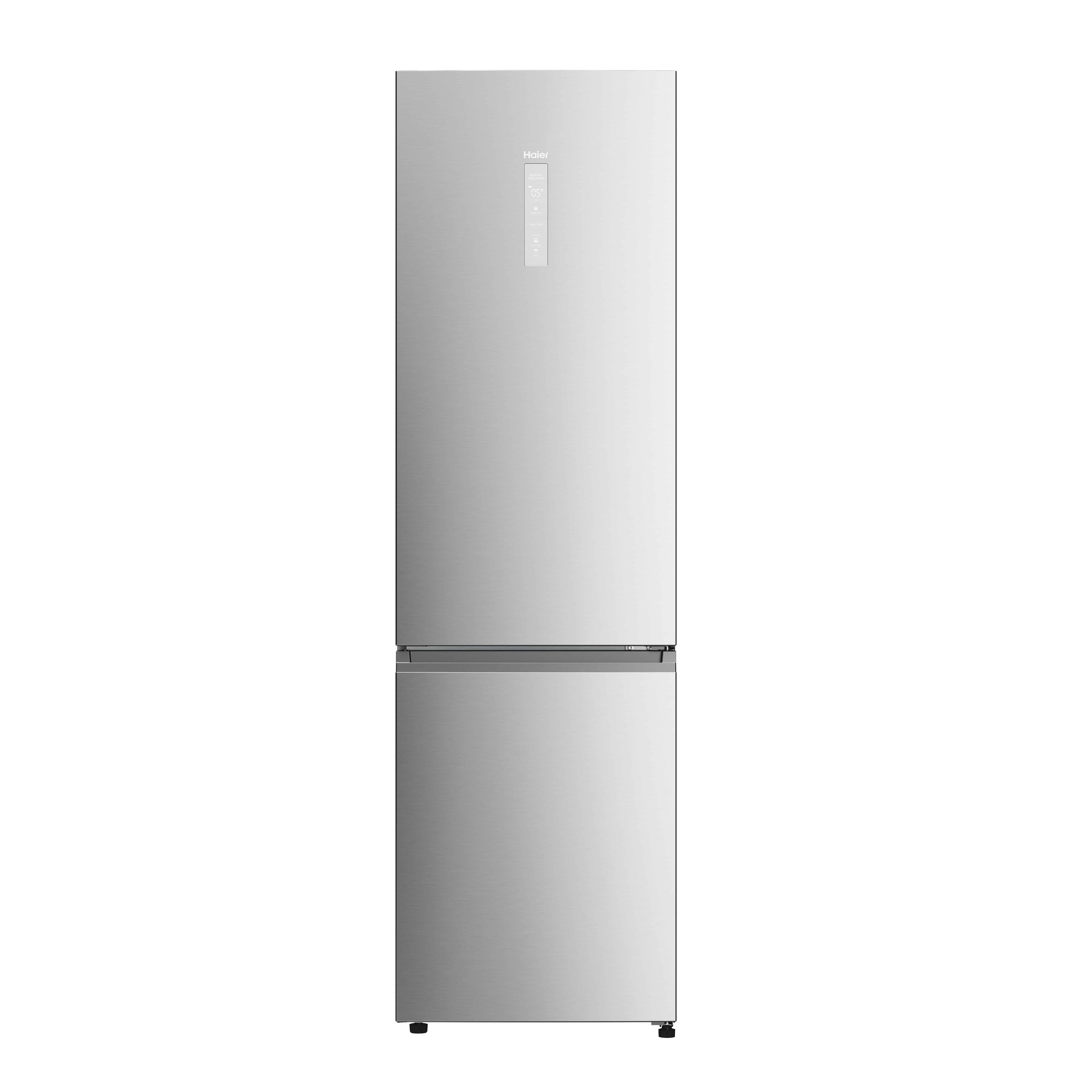 Haier HDPW7620AANPK 289 l / 120 l Kühl-Gefrierkombi freistehend NoFrost 92 kWh Jahr (Edelstahl) 34005713