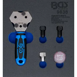 BGS Werkstattwageneinlage 1/6: Bördelgerät | DIN 4,75 / 5 / 6 mm