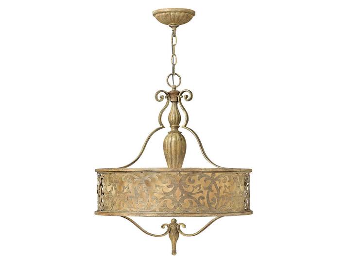 Elstead Lighting Kronleuchter, Champagner, Metall, Glas, 53.3 cm, RoHS, Lampen & Leuchten, Innenbeleuchtung, Kronleuchter