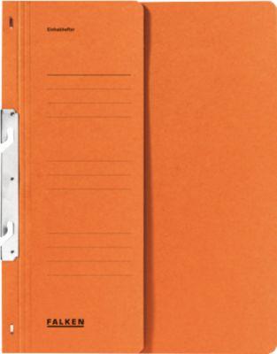 FALKEN Einhakhefter, DIN A4, halber Deckel, 1 Stück, orange