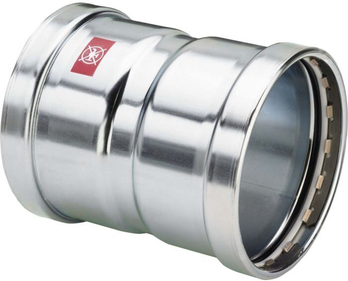 Viega Prestabo Muffe 597733 76,1 mm, Stahl unlegiert, SC-Contur