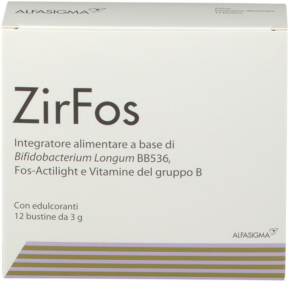 ALFASIGMA SpA Zir Fos, 12 bustine da 3 g