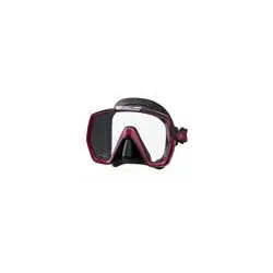 Tusa Tauchmaske M-1001 Freedom HD - Schwarz Metallisch Rot