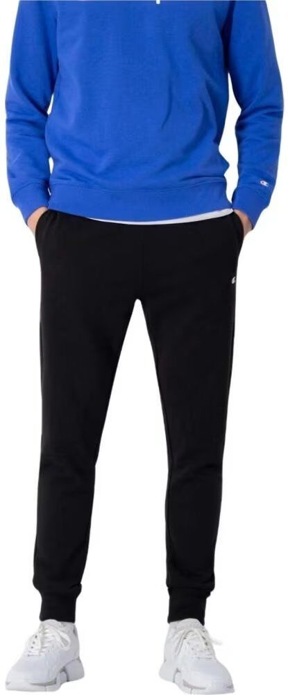 Champion Pantalón Deportivo Con Logo Negro L Hombre