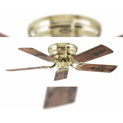 Casafan Deckenventilator Classic Flat III Messing poliert 103 103