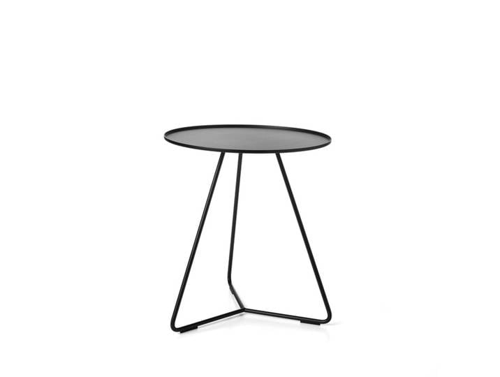 Ablagetisch Steely Möller Design schwarz, Designer Klaus Nolting, 45 cm