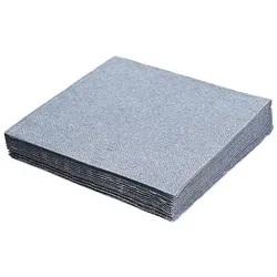 240 Servietten 33x33 cm Silber 1/4 Falz 3-lagig – Elegante Tischdekoration