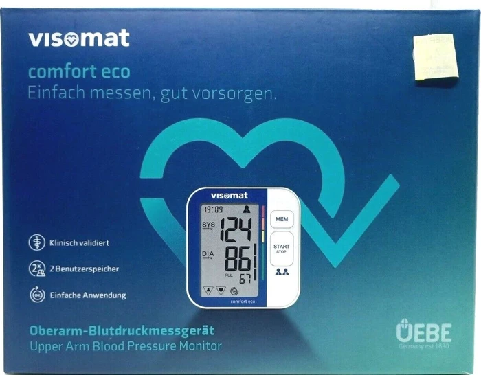 Visomat comfort eco Oberarm Blutdruckmessgerät 2x 2x1 St