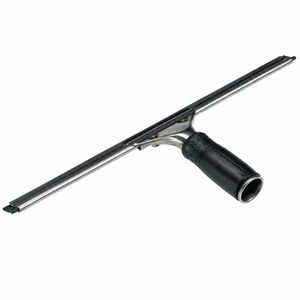 Unger Fensterabzieher S-Wischer soft, für Glas, mit Gummilippe & Aluminiumschiene, Breite 35 cm