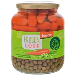 NurPuur Erbsen & Möhren demeter 680g