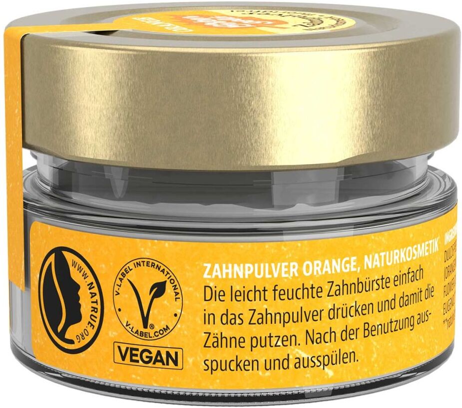 Birkengold Zahnpulver Orange