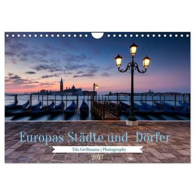 Europas Städte und Dörfer (Wandkalender 2027 DIN A4 quer), CALVENDO Monatskalender