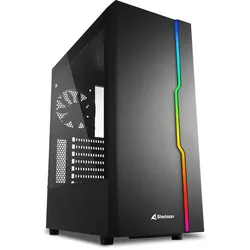 Sharkoon PC Gehäuse RGB Slider Black ATX schwarz