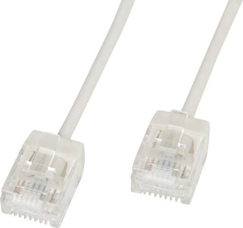 Roline 21.15.4405 RJ45 Patchkabel CAT 6a U/UTP 5m Grau 1St.