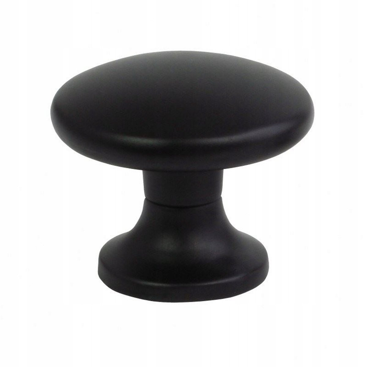 Domino Meubelknop Zwart Metaal - Diameter: 2,8 cm