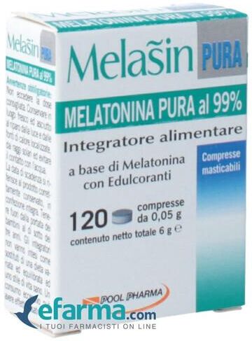 Melasin Pura Integratore Sonno 120 Mini-Compresse