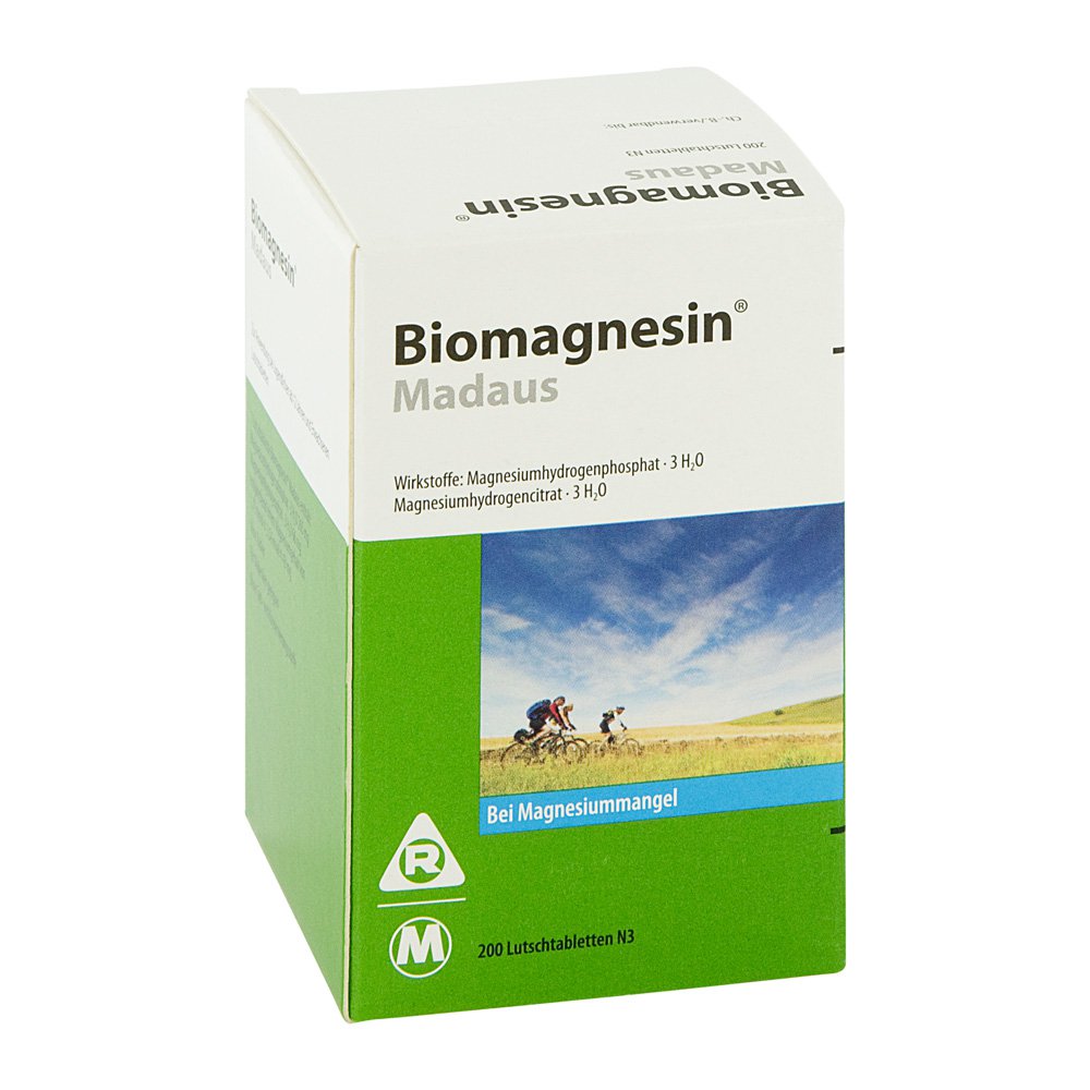 Cooper Consumer Health Deutschland GmbH Biomagnesin Madaus Lutschtabletten 06195424