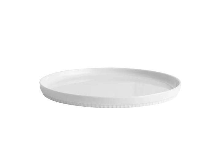 Pillivuyt Assiette à bords rectilignes Toulouse Ø 20 cm Blanc