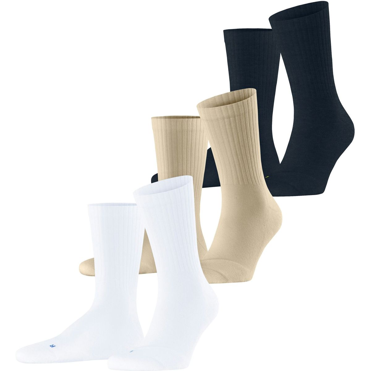 Falke Run Rib Crew SO Bundle Unisex Socken sortiment (0020) 37-38 12624-0020-37-38