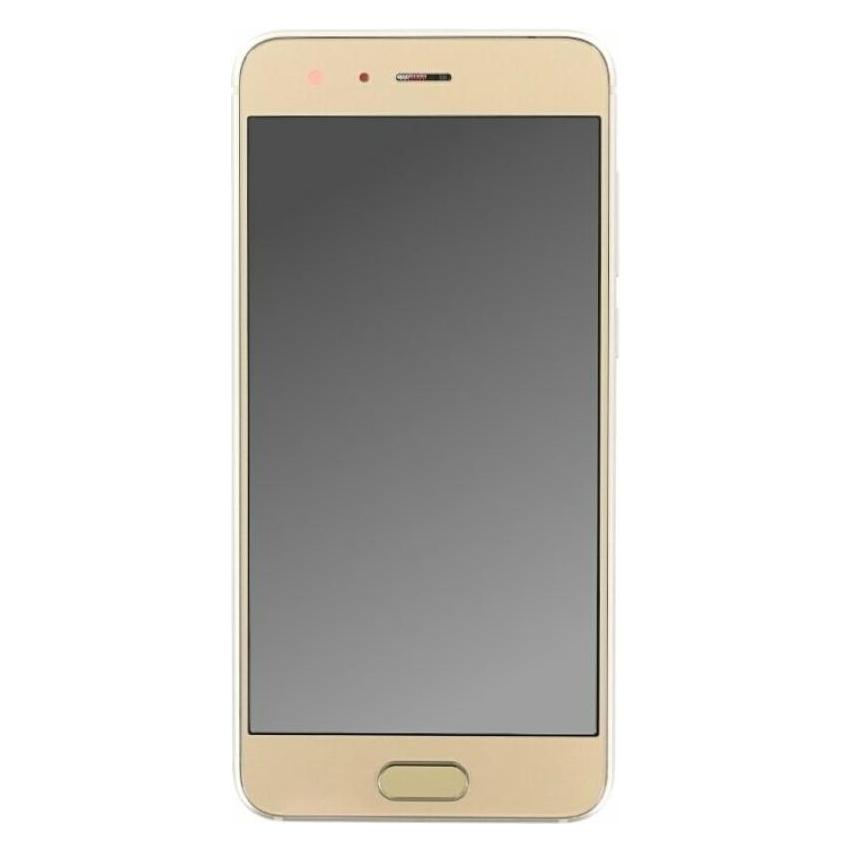 OEM Display-Einheit + Rahmen für Huawei Honor 9 Gold, ohne Logo (Honor 9) (25434981)
