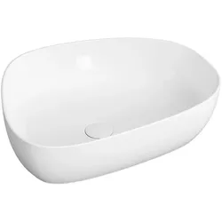 VitrA Options Aufsatzschale 5991B403-0016 56x44cm, asymmetrisch, ohne Überlauf/Hahnloch, weiß VC