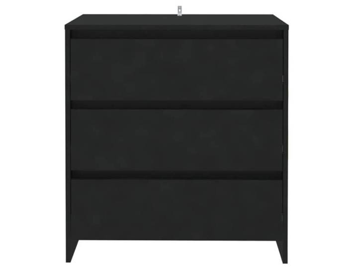 Commode/Buffet contemporain Noir 70x41x75 cm Bois d'ingénierie LL0000122963