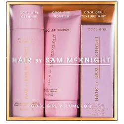 225ml Hair by Sam McKnight Cool Girl Volume Edit (Cleanse 100ml + Nourish 75ml + Mist 50ml)