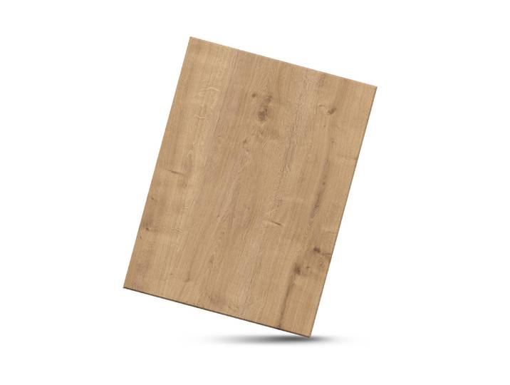 Rechteck Tischplatte Melamin Dekor Eiche, 1600 x 1000 x 25 mm