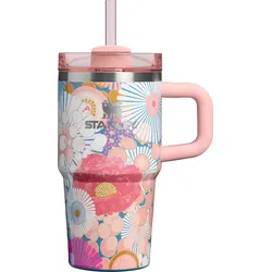 Quencher Flowstate Sorbet Wildflower Thermobecher mit Griff und Strohhalm 590 ml