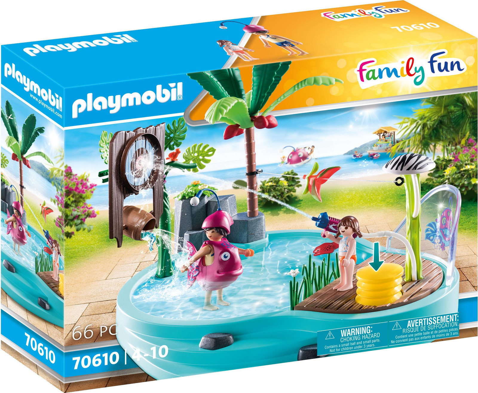 Playmobil Familie Plezier 70610 Zwembad met waterspuit