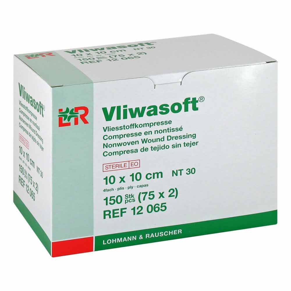 Lohmann & Rauscher GmbH & Co.KG Vliwasoft Vlieskompressen 10x10 cm steril 4l. 06325588
