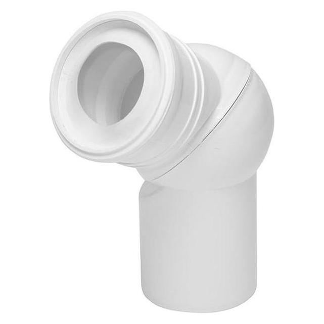 Tycner TOILET ELBOW 671 ADJUSTABLE 110MM WHITE (33042586)