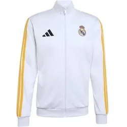 ADIDAS Herren Fanjacke Real Madrid DNA, Größe XL in Weiß Weiß
