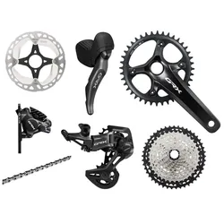 SHIMANO GRX 820 Komplettgruppe 1x12 Unbeatable | 10-45 Zähne 172,5 mm