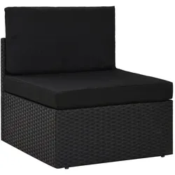 vidaXL, Gartenlounge, Habelin (Sofa-Mittelteil + Couchtisch)
