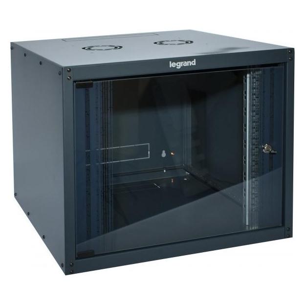 Legrand 19-inch fixed box delivered assembled Linkeo capacity 12U - 625x600x600m (12 HE, 19 Zoll Rack) (646212)