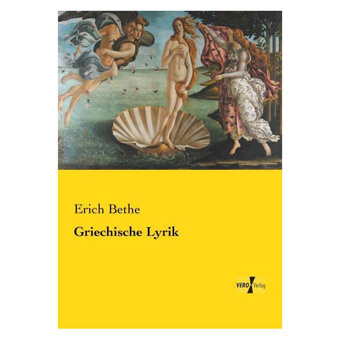 Vero Griechische Lyrik (Deutsch, Softcover, Erich Bethe) (35161515)