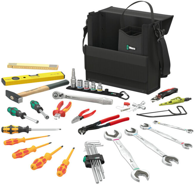 Jeu d'outils pour plomberie Wera 2go SHK 1, chauffagerie et climatisation, 36 pièces (05136071001)