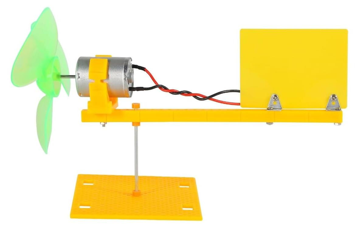 Dripio Windgenerator-bouwpakket, doe-het-zelf windturbine met DC-motor projectset