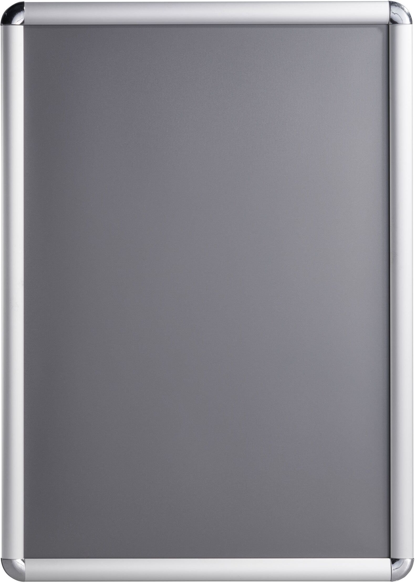 SPRINTIS Cadre clic-clac rabattable, aluminium, A2, adhésif rond   argent